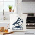 Girls Will Be Girls Mantis Tote Bag, Funny Feminist Bug Gift Shopper