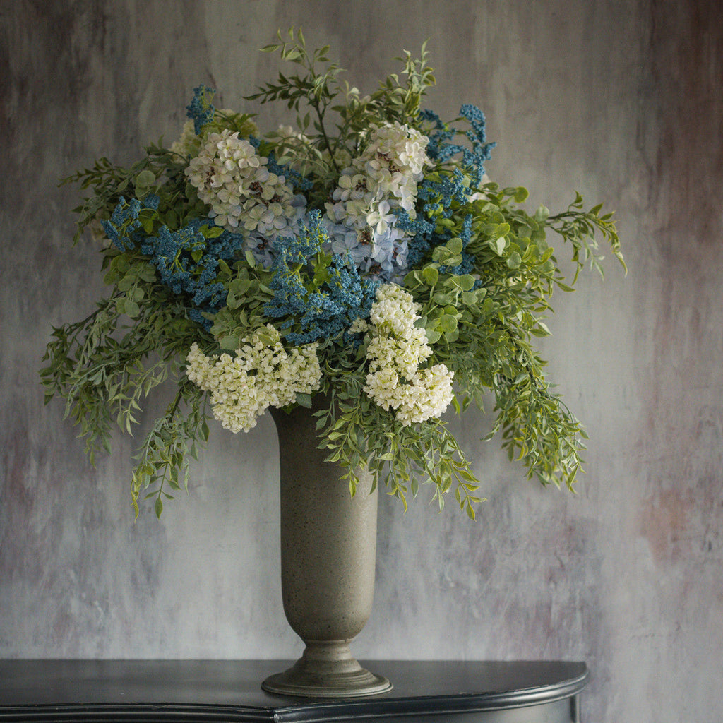 Light Blue Cone Hydrangea Stem