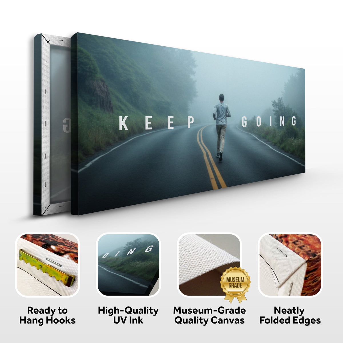 Keep Going Motivational Wall Sign