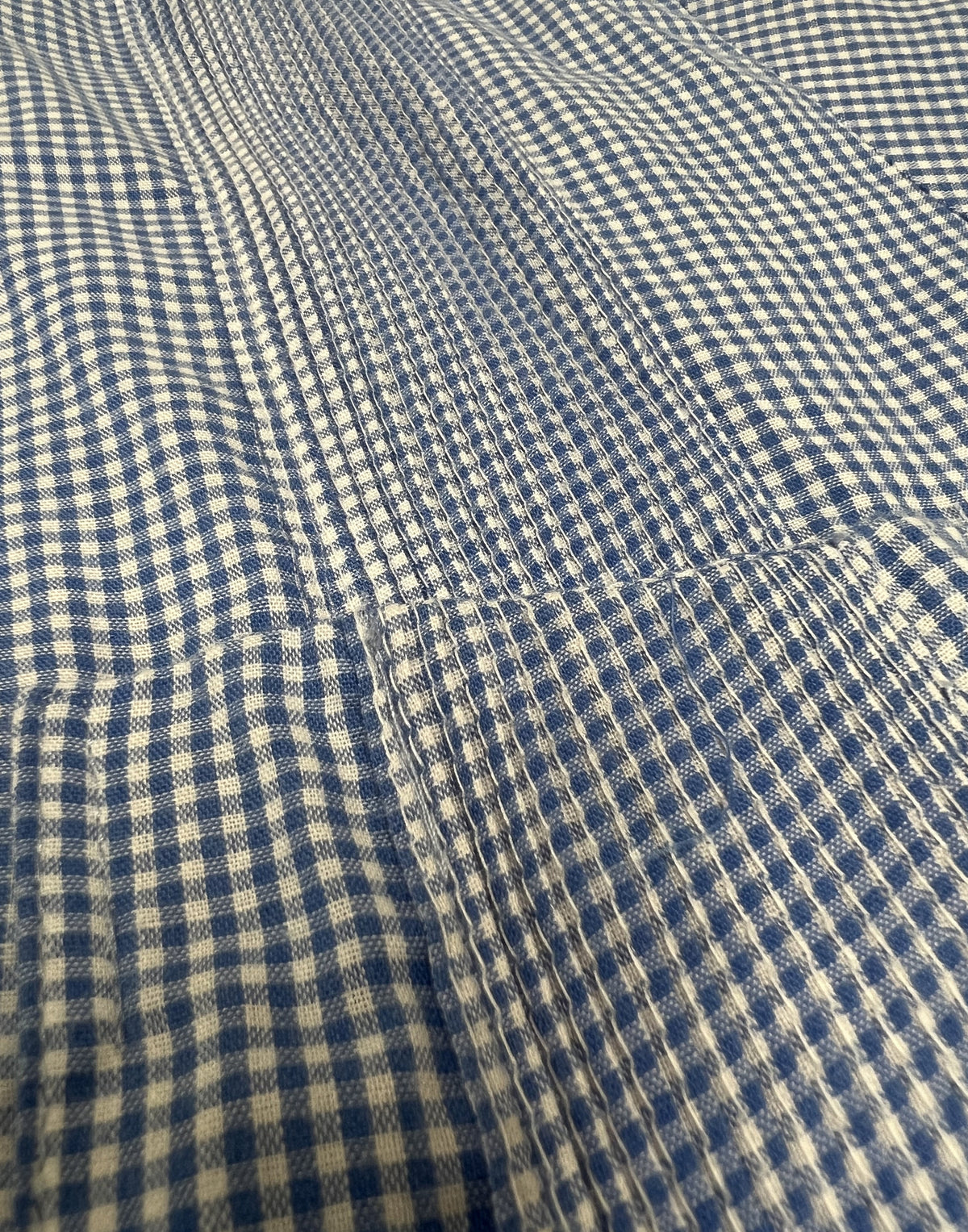Guayabera - Blue Gingham