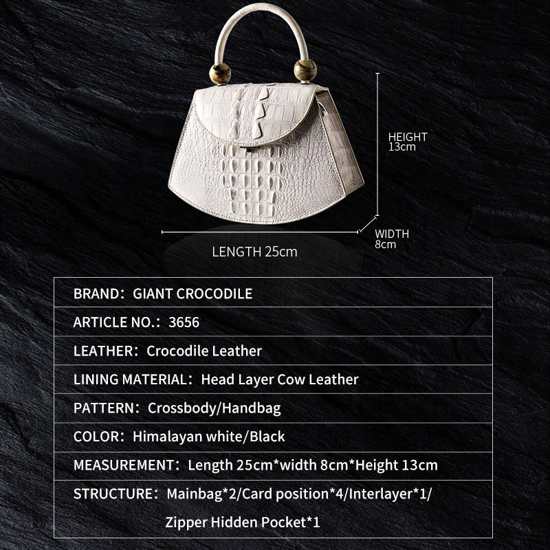 DON JOHN Crocodile Bags Luxury Handbag Women's