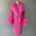 Cashmere Coat with Mongolian Sheep Fur
