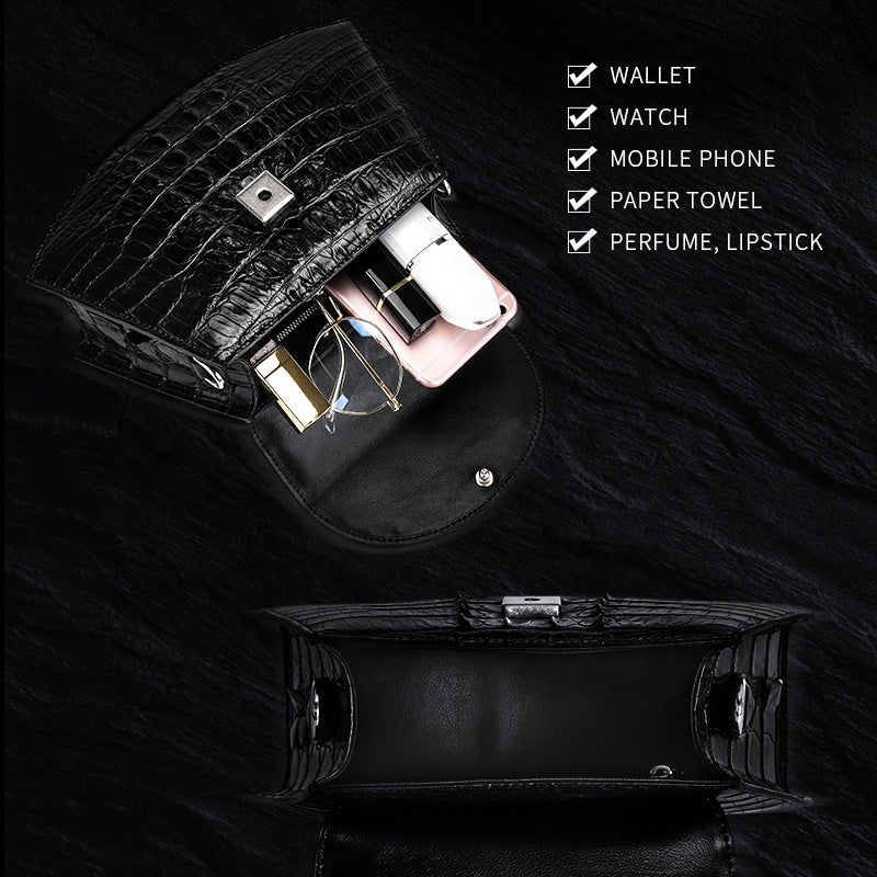 DON JOHN Crocodile Bags Luxury Handbag Women's