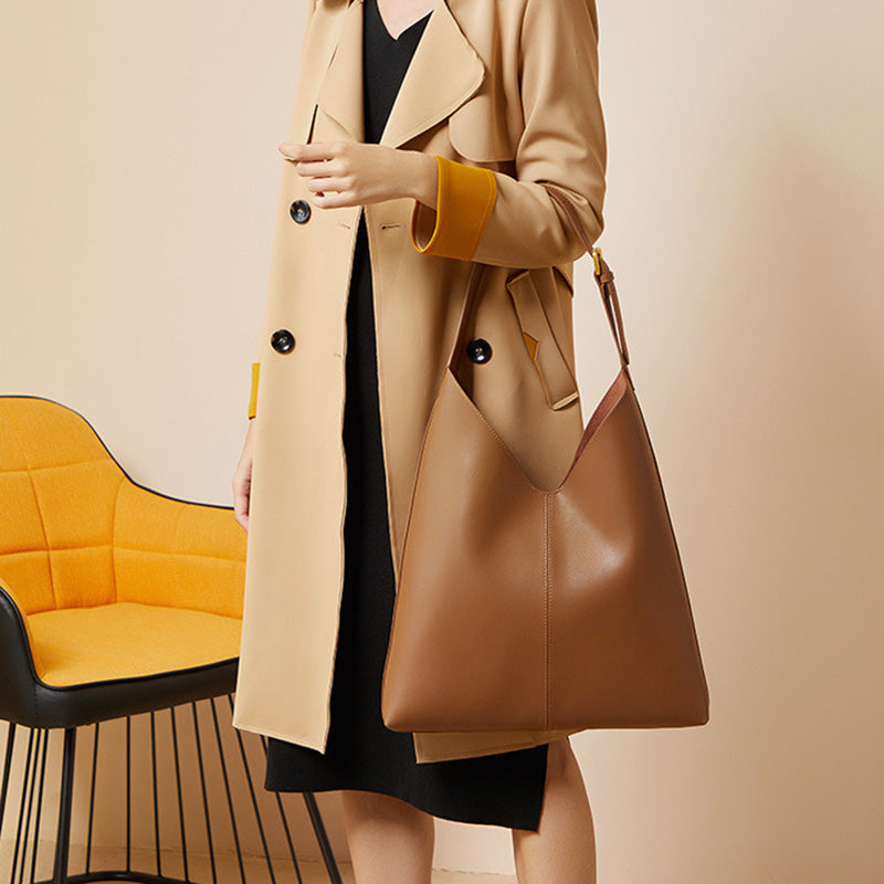 DON JOHN Purse Shoulder Bag Genuine Leather Tote Women's