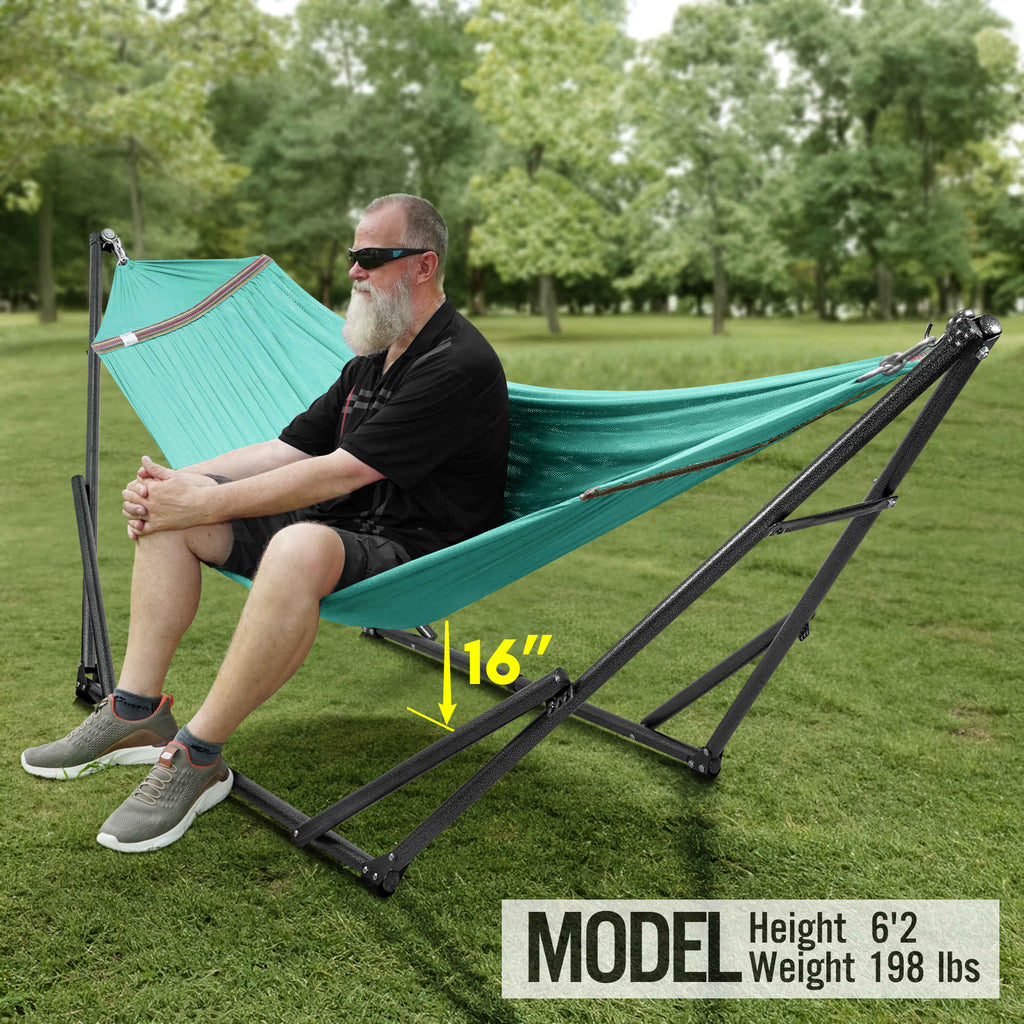 Tranquillo Universal Hammock with Medium Size Stands for Ultimate Relaxation - Ideal Universal Hammock Stands - Medium Size