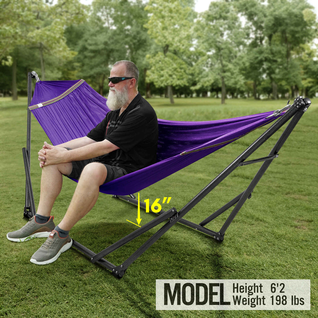 Tranquillo Universal Hammock with Medium Size Stands for Ultimate Relaxation - Ideal Universal Hammock Stands - Medium Size