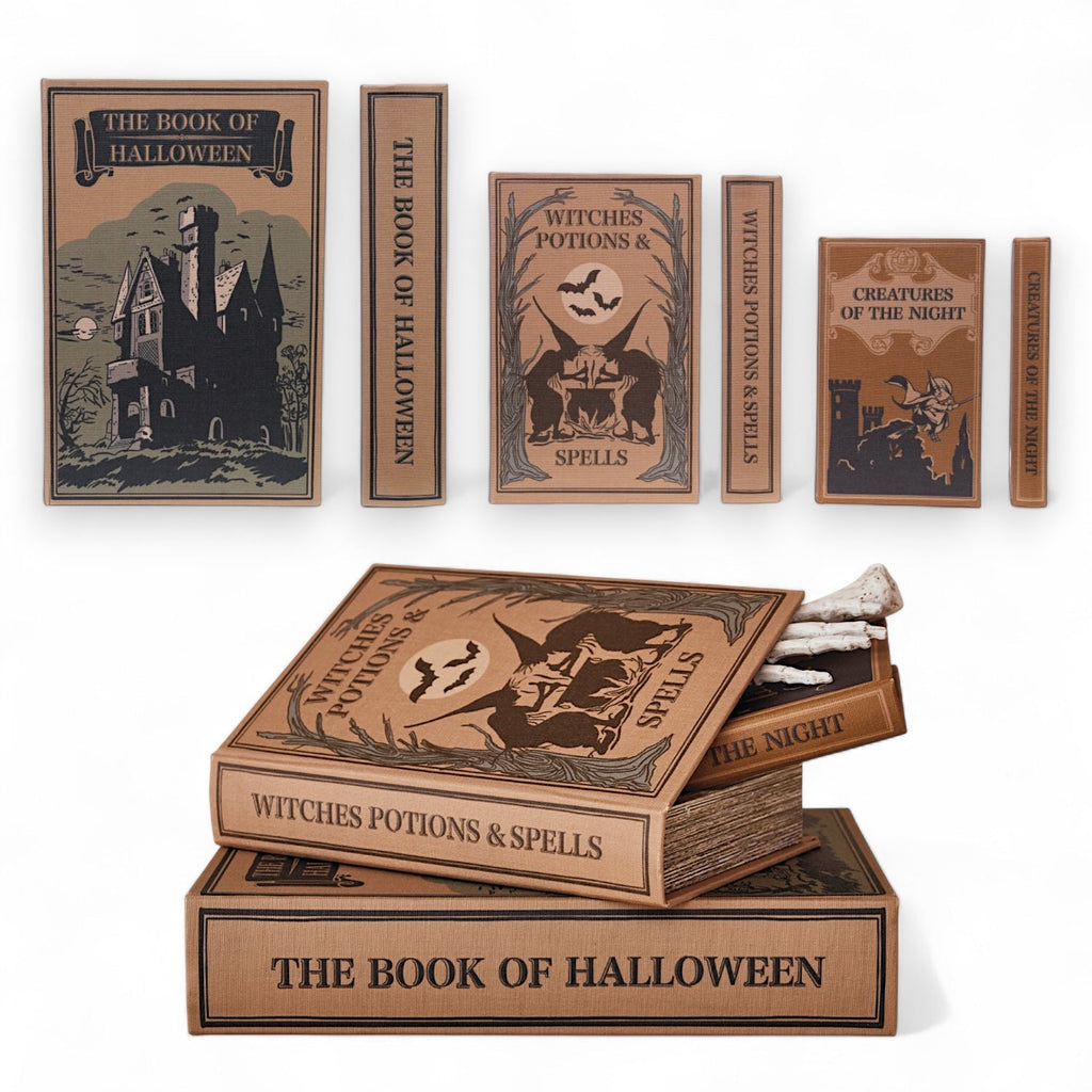 Halloween Linen Book Storage Box