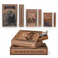 Halloween Linen Book Storage Box
