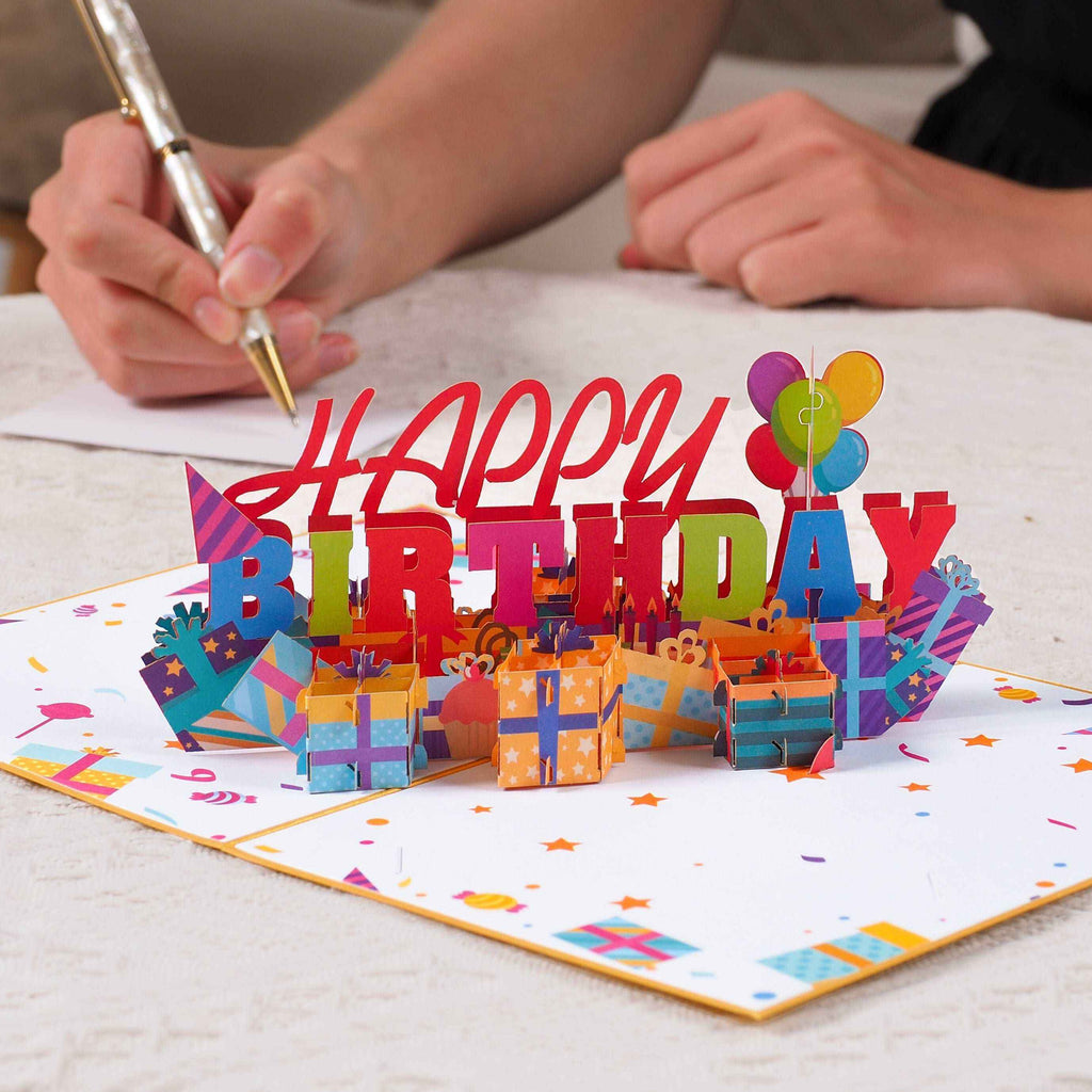 Happy Birthday Card - Pop Up Birthday Card