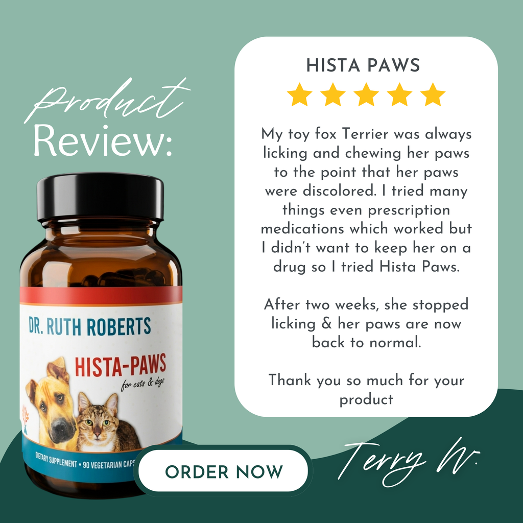 PRE-ORDER Hista Paws with Quercetin for Dogs and Cats