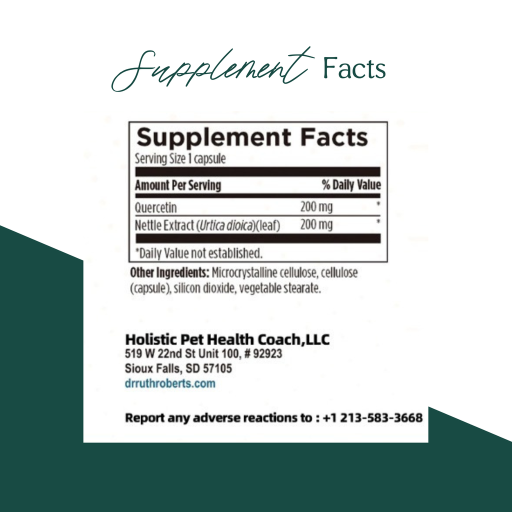 PRE-ORDER Hista Paws with Quercetin for Dogs and Cats