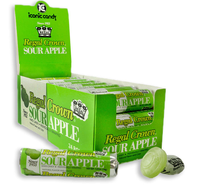 Regal Crown Sour Apple Rolls (28.7g) 24ct