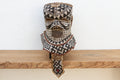 Black & White Beaded African Mask (Trade)