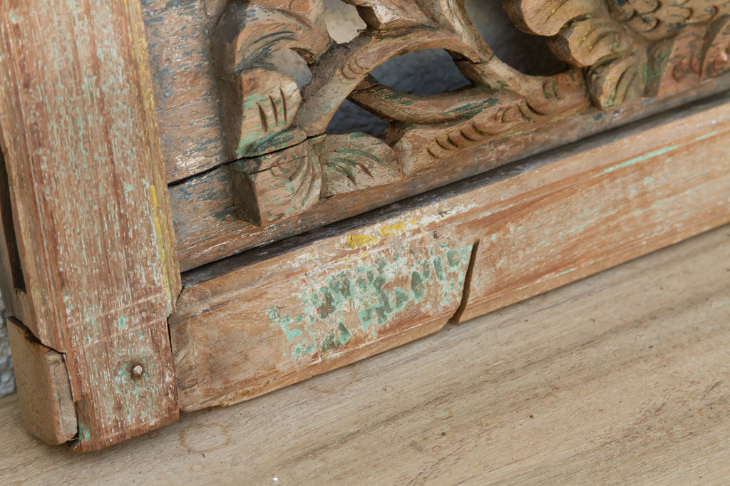 Ornate Finely Carved Asian Panels, Set of 2
