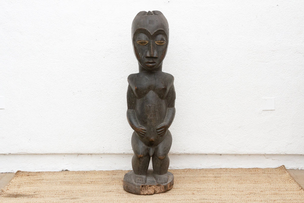 Impressive 57" Tall Antique Hemba Ancestor Figure