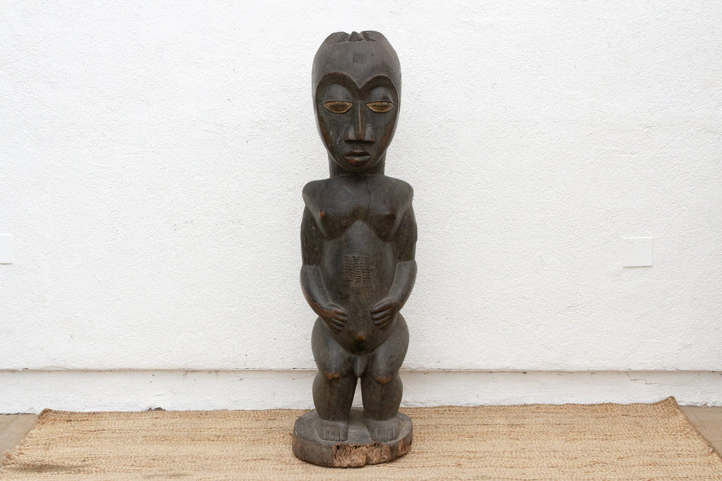 Impressive 57" Tall Antique Hemba Ancestor Figure