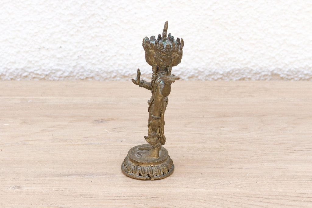 Petite Antique Nepalese Brahma Statue