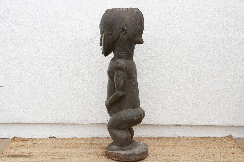 Impressive 57" Tall Antique Hemba Ancestor Figure