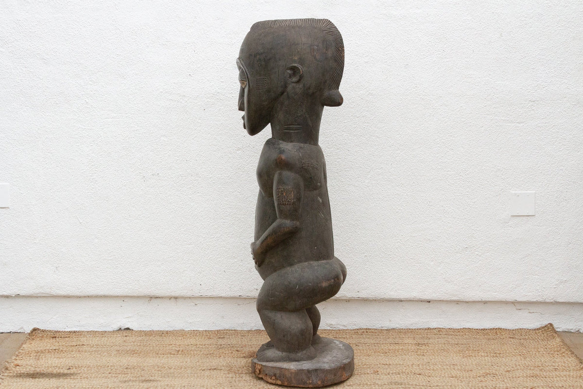 Impressive 57" Tall Antique Hemba Ancestor Figure