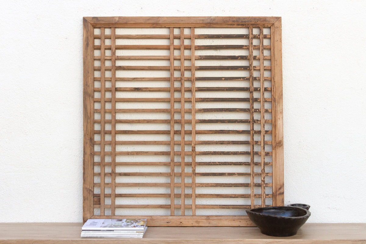 Timeless Rustic Simple Lattice Window
