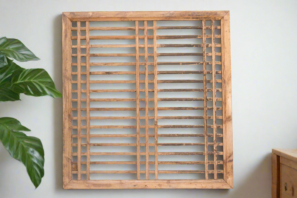 Timeless Rustic Simple Lattice Window
