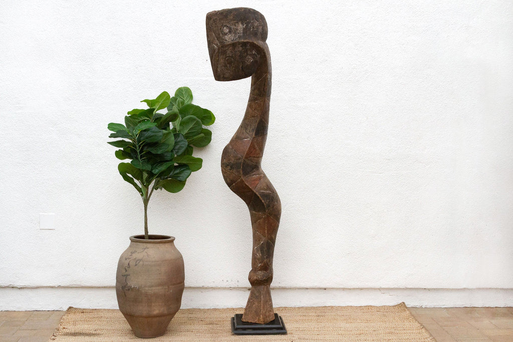Whispers of the Baga Forest, Monumental Snake Sculpture