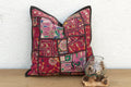Saffron Bloom Antique Jaisalmer Pillow