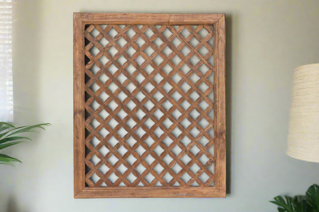 The Diamond Lattice, Antique Wall Art