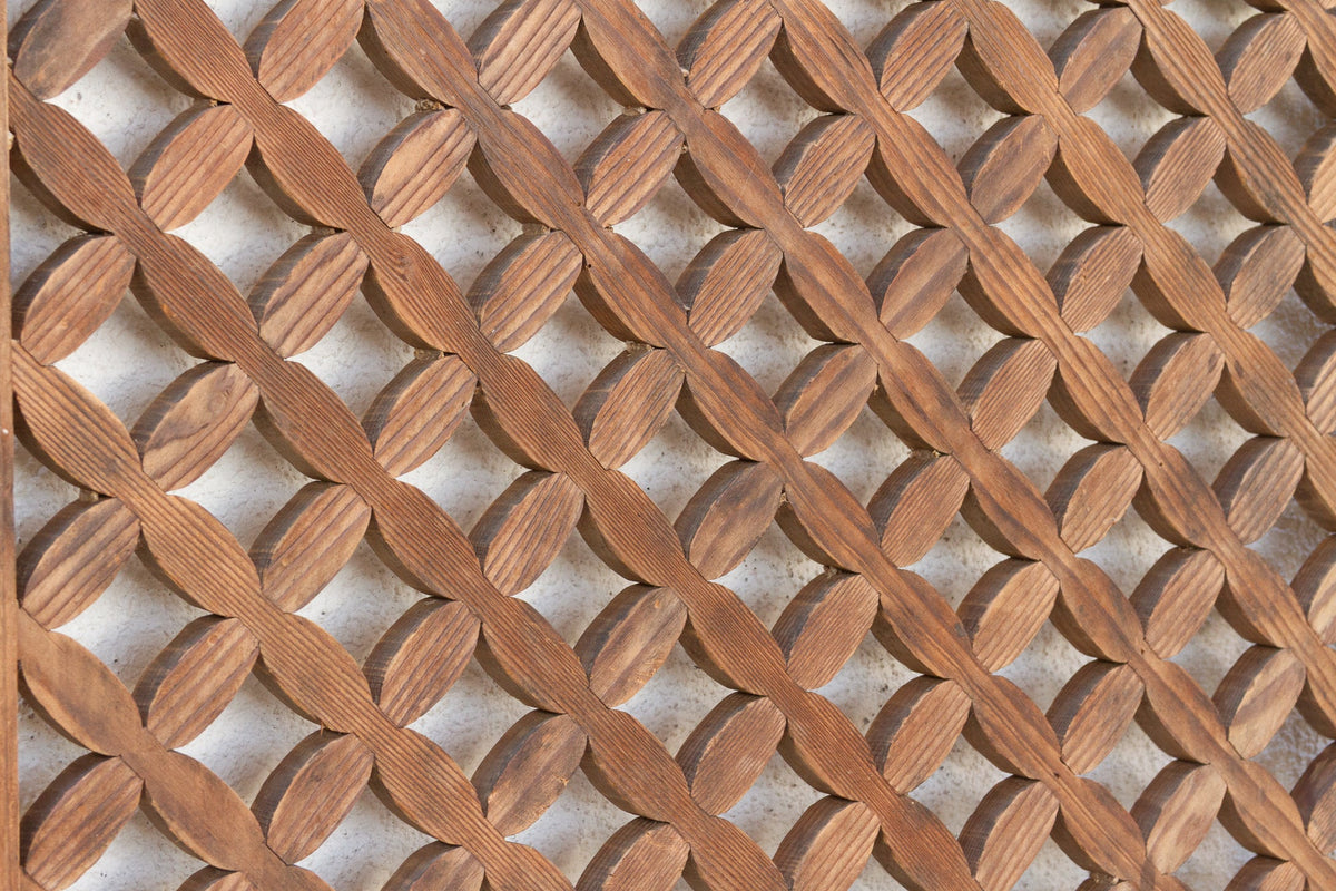 The Diamond Lattice, Antique Wall Art
