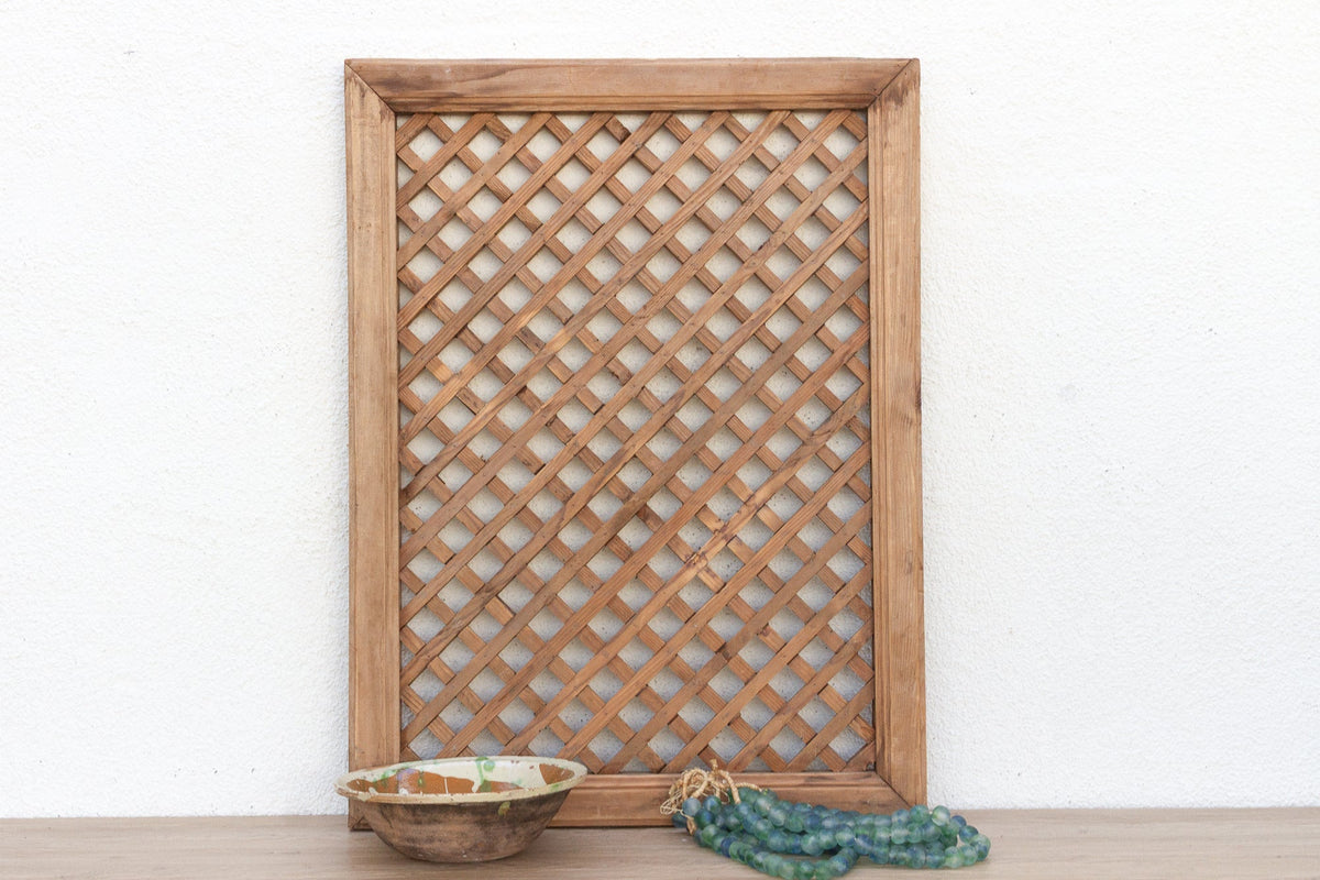 The Sun-Kissed Fretwork Screen