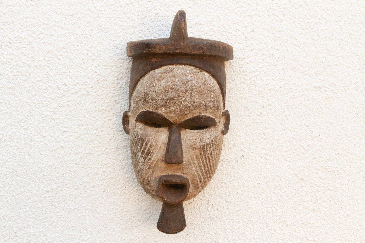 Dance of Spirits Painted Carved Mask