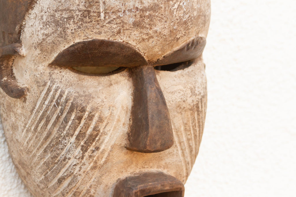 Dance of Spirits Painted Carved Mask