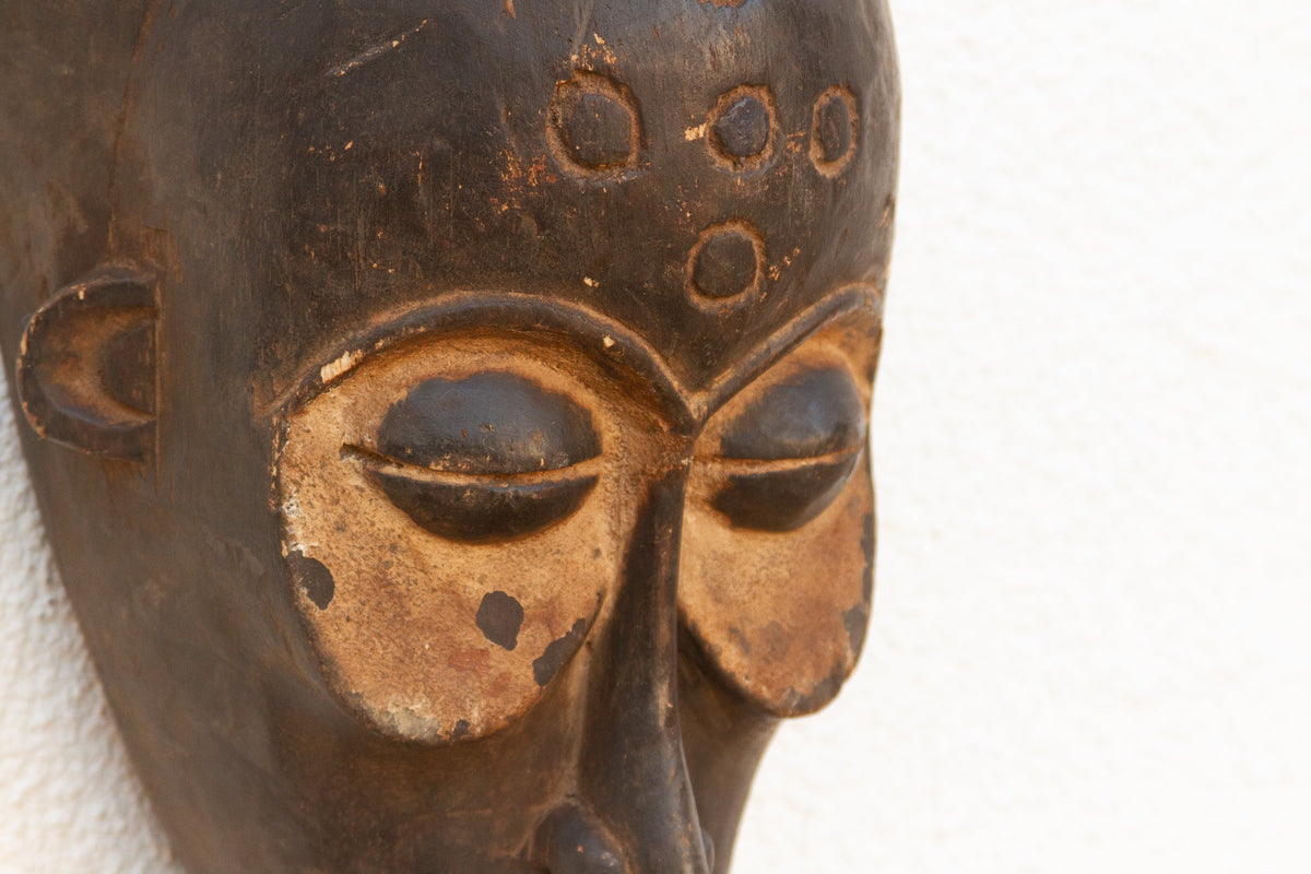 Carved Wood African Tribal Mask