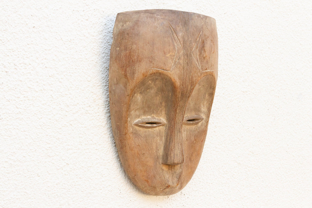 Weaver's Tale Carved Aged Mask