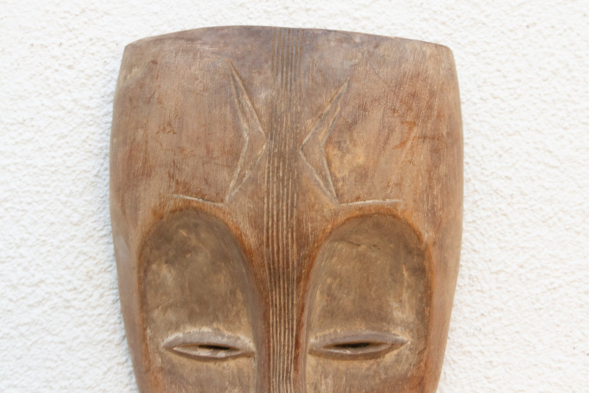 Weaver's Tale Carved Aged Mask