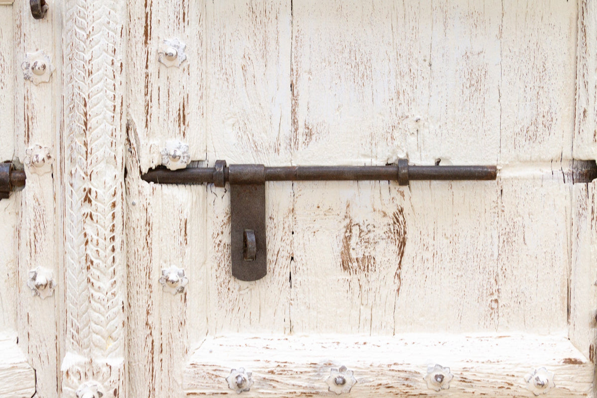 Early 1800's Palace Gates, Antique Indian Arched Doors