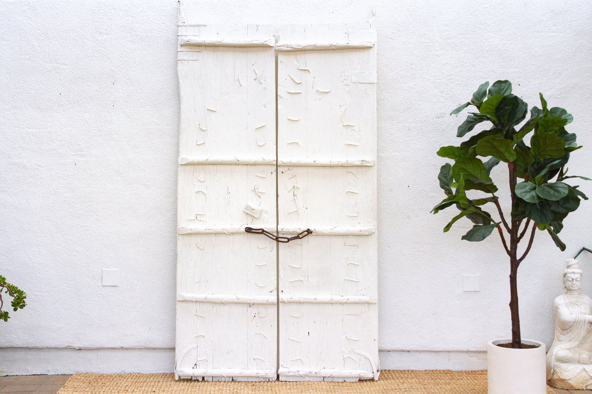 Early 1800's Palace Gates, Antique Indian Arched Doors
