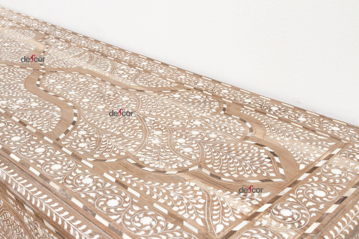 Exquisite Inlay 72" Long Royal Dresser
