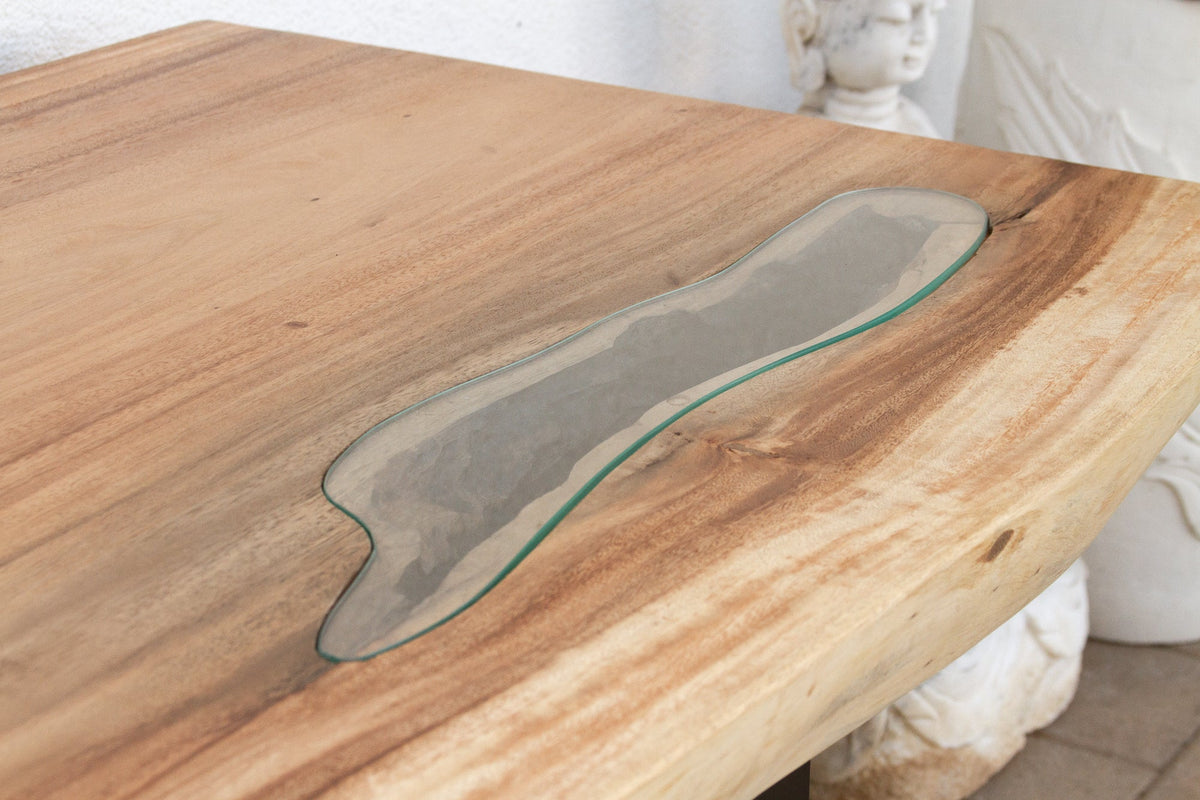 Live Edge Thick Top Dining Table
