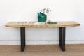 Industrial Organic Slab Dining Table