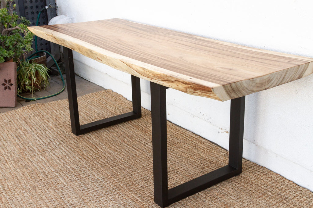 Industrial Organic Slab Dining Table