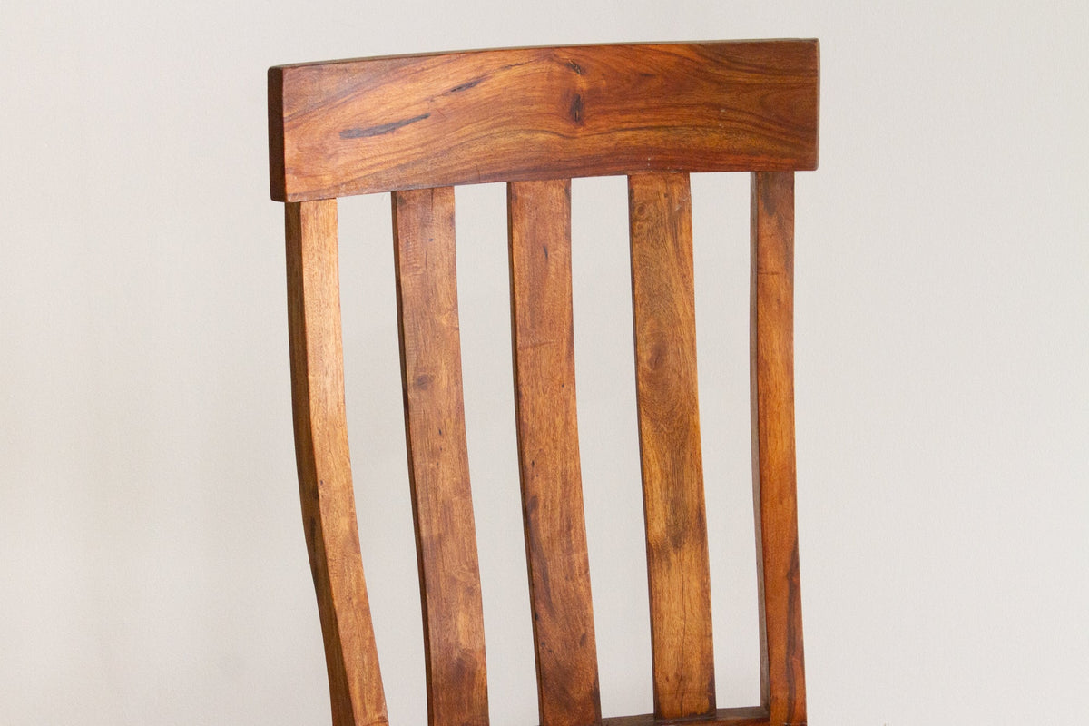 Vintage Light Walnut Finish Chair