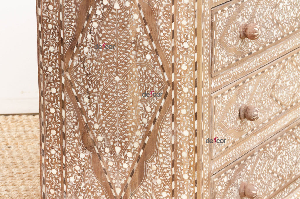 Heirloom Finely Inlay Chest of Drawers