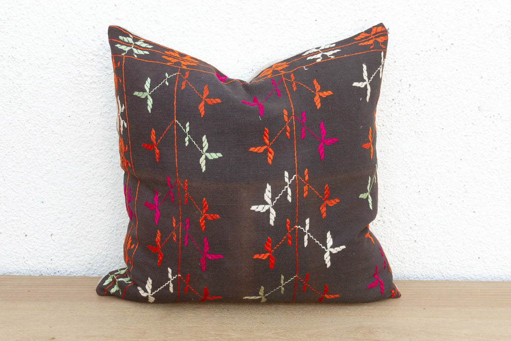 Royal Doaba, Antique Phulkari Pillow Cover