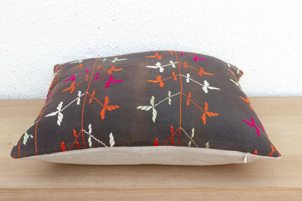 Royal Doaba, Antique Phulkari Pillow Cover