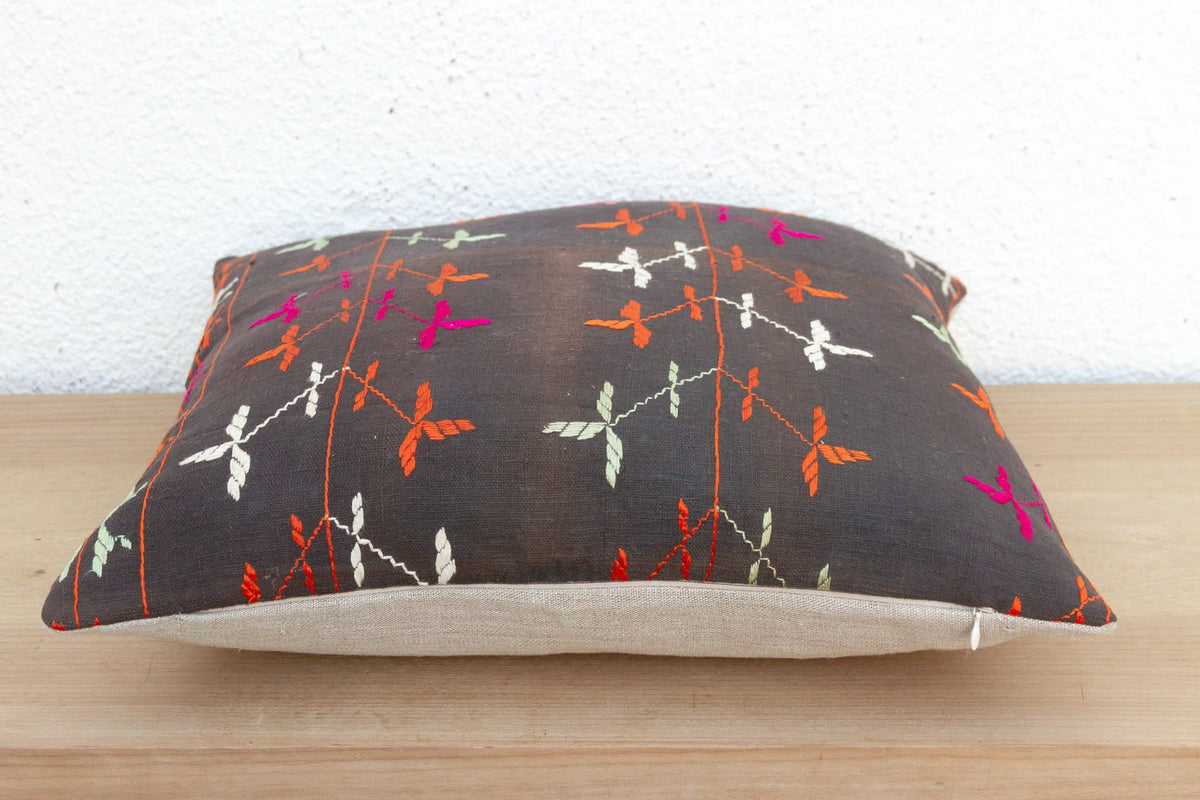 Royal Doaba, Antique Phulkari Pillow Cover