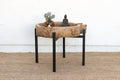 French Farmhouse Dough Bowl End Table