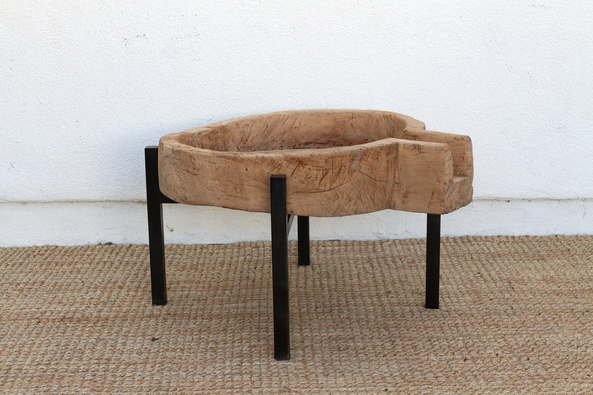 Massive Rustic Bowl Coffee Table
