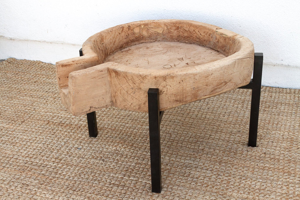 Massive Rustic Bowl Coffee Table