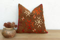 Eternal Flowers, Antique Phulkari Pillow Cover